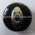 shinning black polyester button